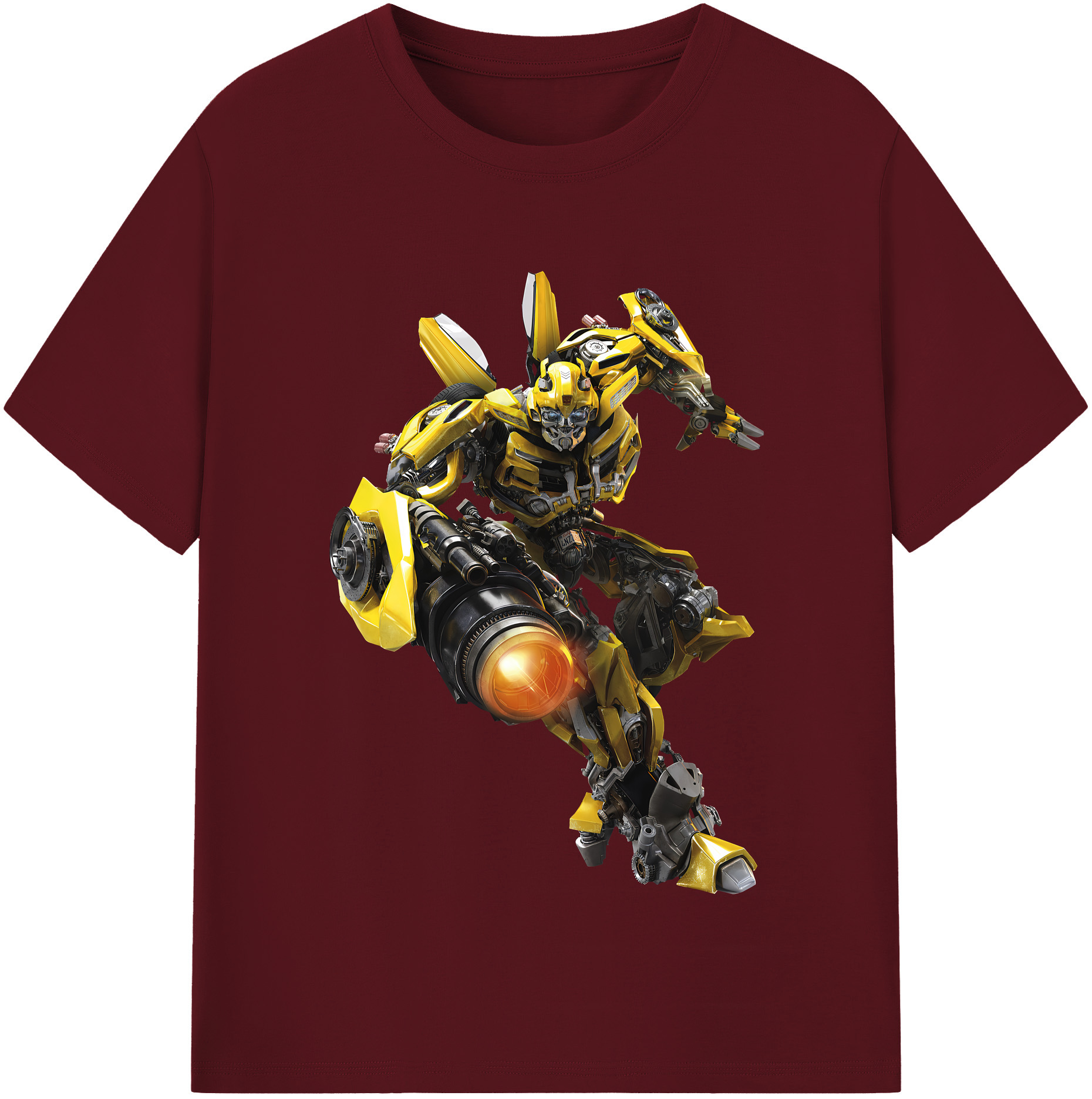 （画像用） Transformers トランスフォーマー 綿100％半袖Tシャツ（フロントプリント）